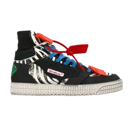 Кроссовки Off-White Off-Court 3.0 'Black Zebra', черный omia065f19800002 9910 | black zebra