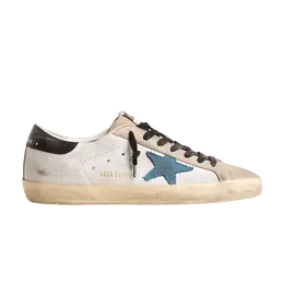 Кроссовки Golden Goose Superstar 'White Light Blue Black', белый gmf00101 f006228 82723 | white light blue black