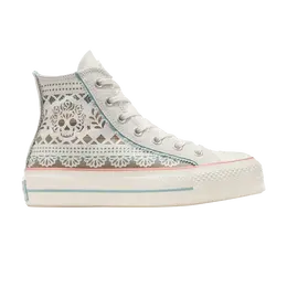 Converse Кроссовки Chuck Taylor All Star Lift High 'Día De Muertos 2024', кремовый a12439c | día de muertos 2024
