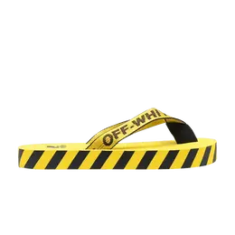 Кроссовки Off-White Industrial Flip Flops 'Logo Tape - Yellow' 2022, желтый omic002c99mat001 1810 | logo tape - yellow2022