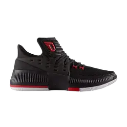 Adidas Кроссовки D Lillard 3 'Black Scarlet', черный cg4186 | black scarlet