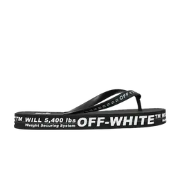 Кроссовки Off-White Industrial Flip Flops 'Weight Securing System - Black', черный omic002r21mat001 1001 | weight securing system - black