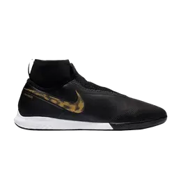 Nike Кроссовки React Phantom VSN Pro DF IC 'Black Metallic Gold', черный ao3276 077 | black metallic gold