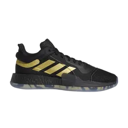 Adidas Кроссовки Marquee Boost Low 'Black Metallic Gold', черный ee8572 | black metallic gold