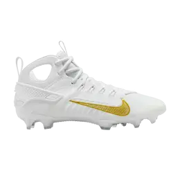 Nike Кроссовки Huarache 9 Elite Mid LAX 'White Metallic Vivid Gold', белый fd0088 100 | white metallic vivid gold