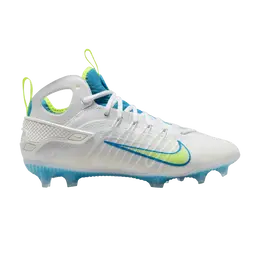 Nike Кроссовки Huarache 9 Elite Mid LAX SE 'Vivid Blue Volt', белый fv6149 100 | vivid blue volt