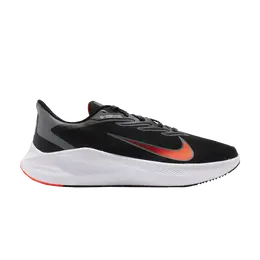 Nike Кроссовки Air Zoom Winflo 7 'Black Total Orange', черный cj0291 011 | black total orange