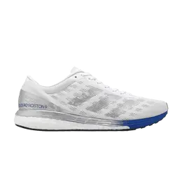 Adidas Кроссовки Adizero Boston 9 'Silver Metallic Royal Blue', белый eg4672 | silver metallic royal blue