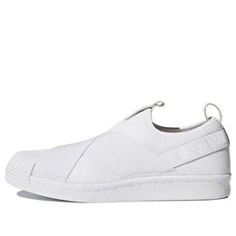 Кроссовки суперзвезда слип-он Adidas, белый bz0111 | white