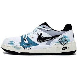 Кроссовки Nike Full Force Skateboarding Shoes Men Low-top Blue, белый/синий fb1362-101(team145-快乐星球） | white/blue