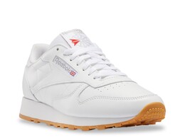 Кроссовки Reebok Classic Leather, белый/коричневый 523137 | white