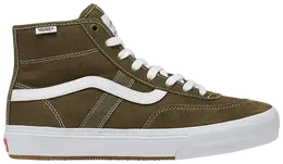 Кроссовки Vans Skate Gilbert Crockett High 'Dark Olive', зеленый vn0a5jigdol | green