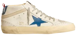 Кроссовки Golden Goose Mid Star 'White Ocean Blue', белый gmf00122 f004765 82374 | white
