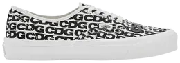 Кроссовки Vans Comme des Garçons x Authentic 'CDG Print - Black White' 2025, белый 00005 10000cdgxac whit | white