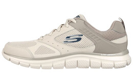 Кроссовки Track Lifestyle для мужчин с низким верхом серого/белого цвета Skechers 232398-tpe