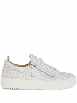 Giuseppe Zanotti кеды Frankie с монограммой, белый rm20055004 | белый
