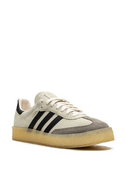 Кроссовки Samba 8th Street - White из коллаборации с Kith x Clarks Adidas, бежевый ie4033 | бежевый