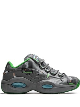 Кроссовки Question Low Reebok, серый fz4342 | серый