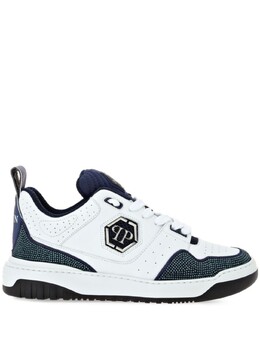 Philipp Plein кроссовки Hexagon Crystal, белый fadsmsc3960ple010n | белый