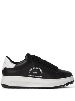Karl Lagerfeld кроссовки Kapri с логотипом, черный kll57538091 | черный