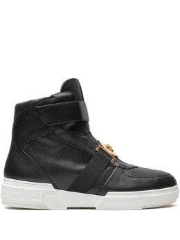 Высокие кроссовки Versace Medusa-plaque "Black", черный dsu6122dxvxgd41oh | черный