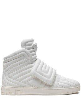 Стеганые высокие кеды Versace "White", белый dsu6171dnaxgd01 | белый