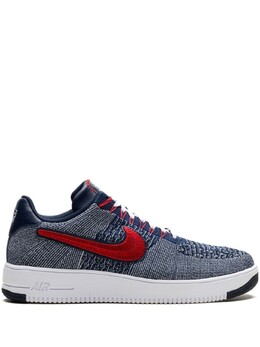 Кроссовки Air Force 1 Ultra Flyknit Low "Patriots Robert Kraft Wolf Grey" Nike, синий fv4079012 | синий