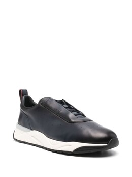 Santoni кожаные кроссовки, синий mbim22027bintgon | синий