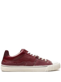 Низкие кеды "Бургунди" Maison Margiela, красный s57ws0391p5063h9397613 | красный