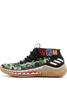 Adidas кроссовки Dame 4 из коллаборации с Bape, черный ap9974 | черный