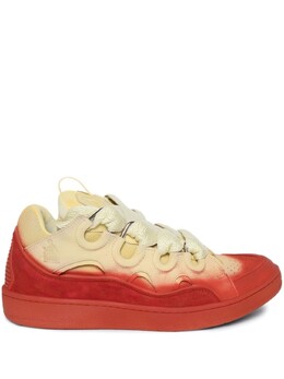 Lanvin кроссовки Curb с эффектом разбрызганной краски, нейтральный цвет fmskrk11radte24 | нейтральный цвет