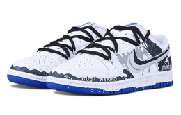 Кроссовки Nike Dunk Skateboard Shoes Men Low-Top Gray dv0831-104（team215-男款飞龙在天） | black white gray