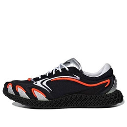 Кроссовки y-3 runner 4d 'solar orange' Adidas, черный fu9208 | black/white/orange