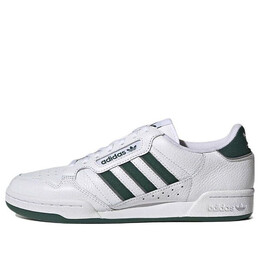 Кроссовки континентальные 80 полосок Adidas, белый gz6260 | cloud white / collegiate green / grey three