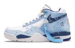 Кроссовки Nike Flight Legacy Vintage Basketball Shoes Men Mid-top White/blue, белый/синий bq4212-102(team365-苍龙揽云) | white/blue