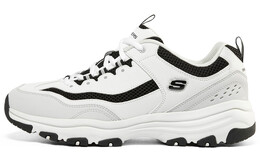 Кроссовки мужские массивные низкие белые/черные Skechers 8790138-wblk