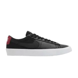 Кроссовки Nike Zoom Blazer Low Pro GT Premium SB 'Black Varsity Red', черный dn2443 001 | black/varsity red/fir/black
