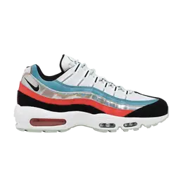Кроссовки Nike Air Max 95 'Alien', разноцветный cw5451 100 | white/cerulean/magic ember/black