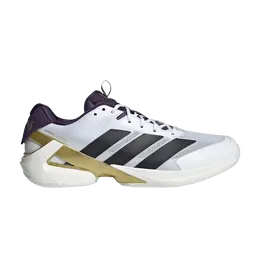Кроссовки Adidas Adizero Ubersonic 5 'White Black Aurora Plum', белый jq3778 | cloud white/core black/aurora plum