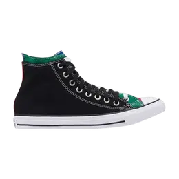 Кроссовки Converse Chuck Taylor All Star Double Upper High 'Black Multi', черный 167417f | black/white/red