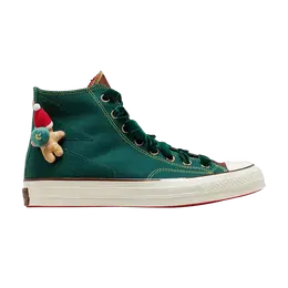 Кроссовки Converse Chuck 70 High 'Christmas Pack - Gingerbread Man', зеленый a07978c | dragon scale/red/red oak