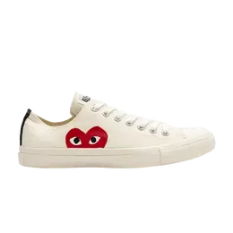 Кроссовки Converse Comme des Garçons PLAY x Chuck Taylor All Star Low 'White', белый 1ck711 | white