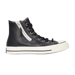 Кроссовки Converse Chuck 70 Side Zip High 'Black Egret', черный 166721c | black/egret/egret