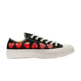 Кроссовки Converse Comme des Garçons PLAY x Chuck 70 Low 'Multi Heart - Black', черный az k126 051 1 | black