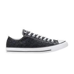 Кроссовки Converse Chuck Taylor All Star Low 'Allover License Plate Prints', черный 166987f | black/thunder grey/white