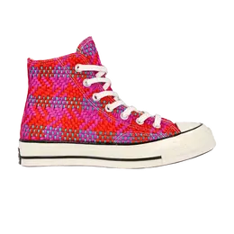 Кроссовки Converse Chuck 70 Hi 'Culture Weave - Red Pink', разноцветный 167990c | cherry red/pink pop/egret