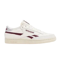 Кроссовки Reebok Club C Revenge 'Chalk Classic Maroon', кремовый id4908 | chalk/classic maroon/pure grey
