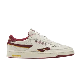 Кроссовки Reebok Manors x Club C Revenge Vintage 'Chalk Red', кремовый 100239158 | chalk/red/yellow
