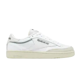 Кроссовки Reebok Club C 85 'White Grey Chalk', белый 100201118 | white/white/chalk