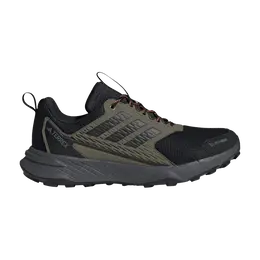 Кроссовки Adidas Terrex Tracefinder 2 Climaproof 'Olive Strata Black', черный jr7768 | olive strata/core black/semi impact orange